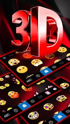 Red Black 3D android App screenshot 1